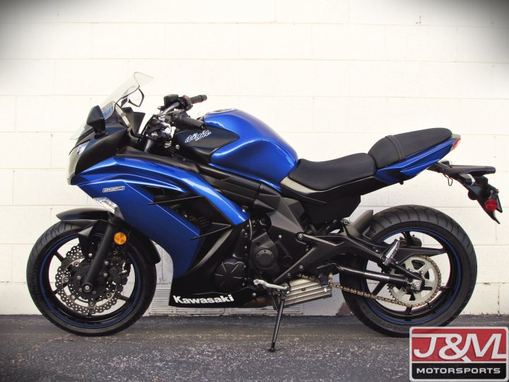 からあげ忍者　レクザム PR- M110 BLUE 2013 Kawasaki EX650 Ninja For Sale • J&M Motorsports