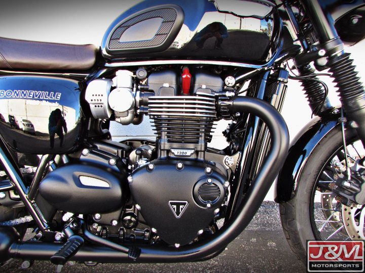 2017 triumph bonneville t120 black for sale